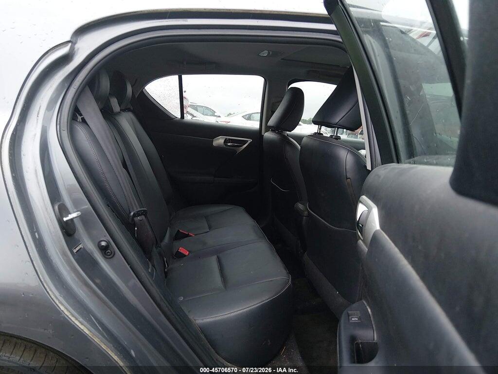 JTHKD5BH2C2086772 2012 LEXUS CT 200H photo no. 8