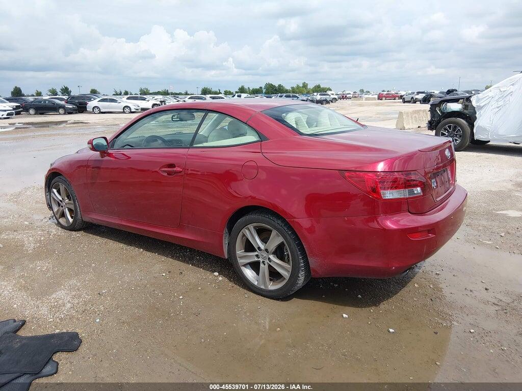 JTHFF2C20C2525634 2012 LEXUS IS 250C photo no. 3