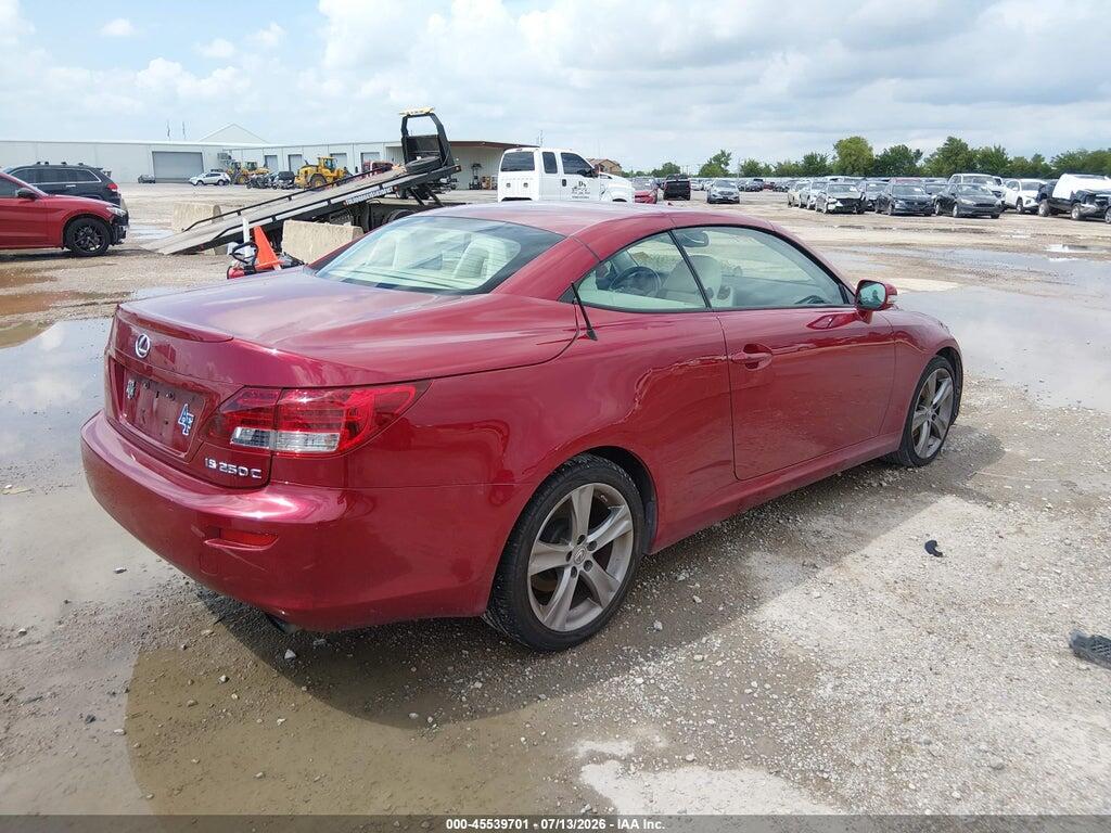 JTHFF2C20C2525634 2012 LEXUS IS 250C photo no. 4
