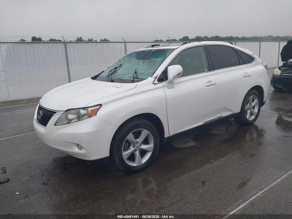 2T2BK1BA0CC126010 2012 LEXUS RX 350 photo no. 2