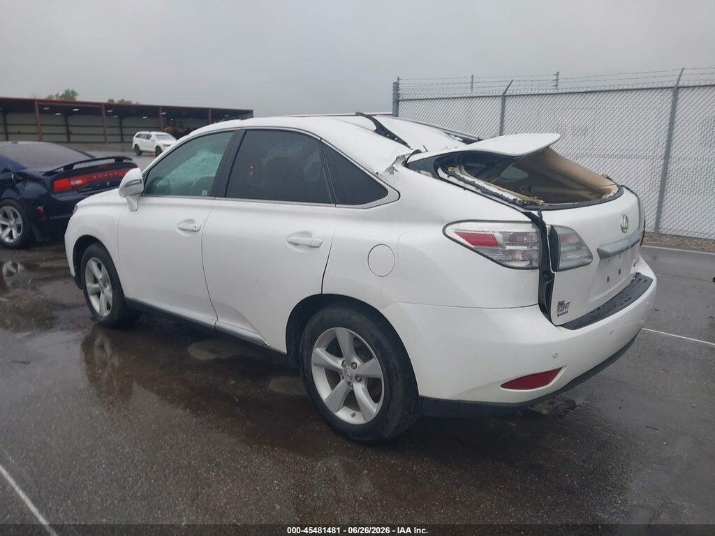 2T2BK1BA0CC126010 2012 LEXUS RX 350 photo no. 3