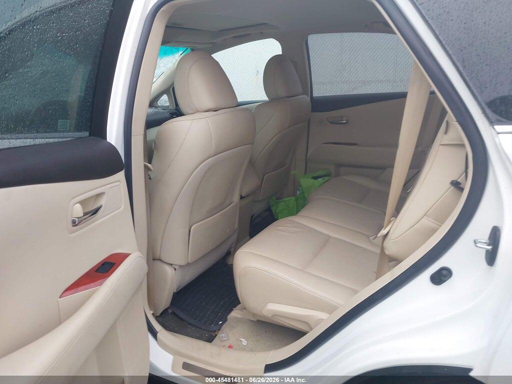 2T2BK1BA0CC126010 2012 LEXUS RX 350 photo no. 8