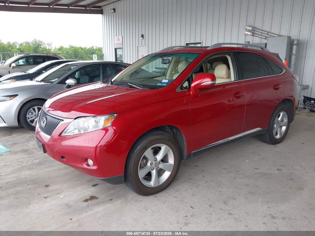 2T2BK1BAXCC146345 2012 LEXUS RX 350 photo no. 2
