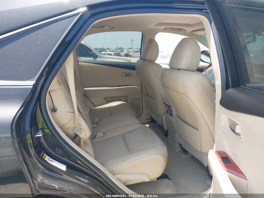 2T2BK1BA5CC143269 2012 LEXUS RX 350 photo no. 8