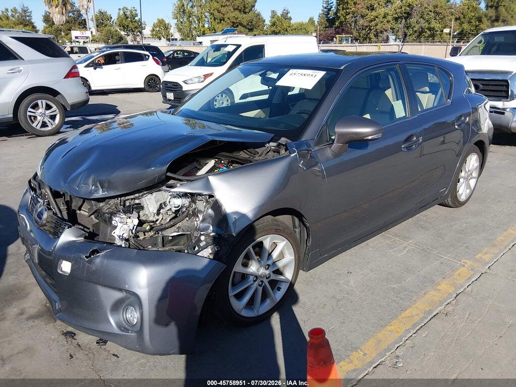 JTHKD5BH0C2105092 2012 LEXUS CT 200H photo no. 2