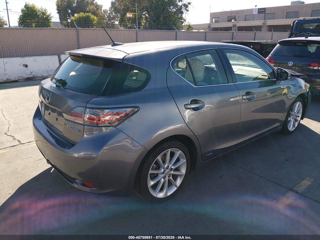 JTHKD5BH0C2105092 2012 LEXUS CT 200H photo no. 4