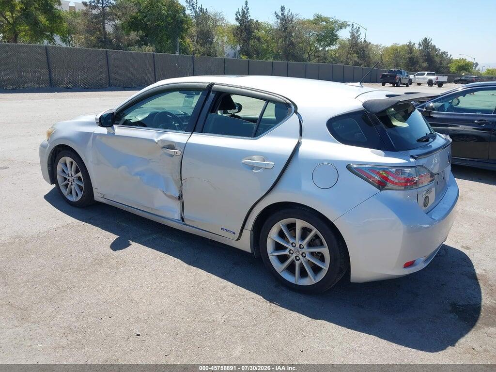 JTHKD5BH2C2098744 2012 LEXUS CT 200H photo no. 3