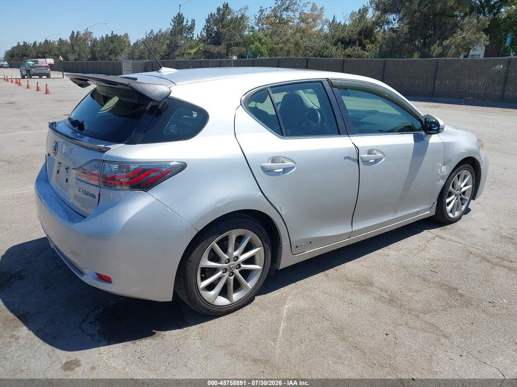 JTHKD5BH2C2098744 2012 LEXUS CT 200H photo no. 4