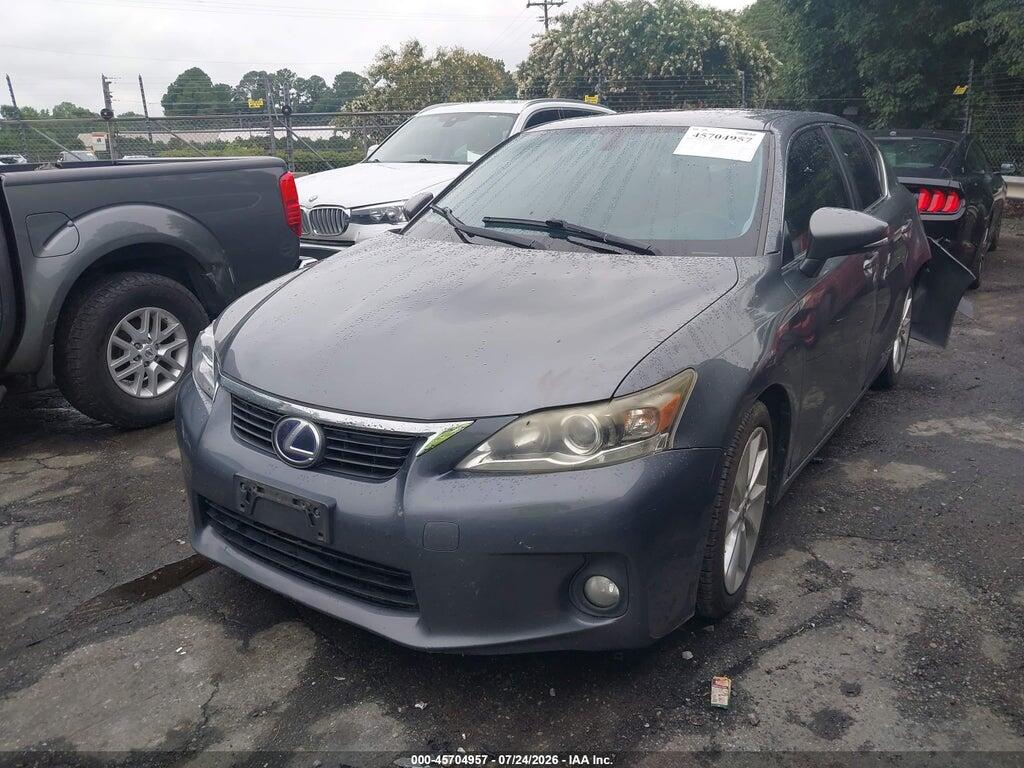 JTHKD5BH0C2116142 2012 LEXUS CT 200H photo no. 2