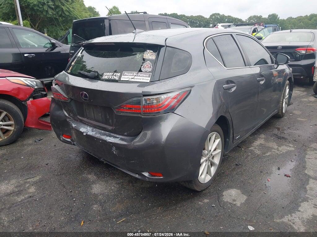 JTHKD5BH0C2116142 2012 LEXUS CT 200H photo no. 4