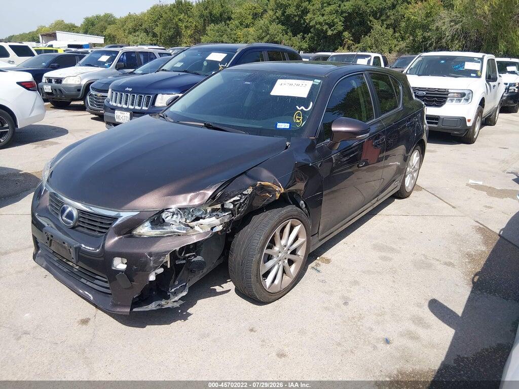 JTHKD5BH3C2064456 2012 LEXUS CT 200H photo no. 2