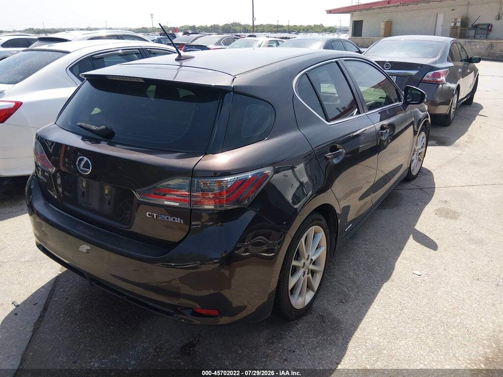 JTHKD5BH3C2064456 2012 LEXUS CT 200H photo no. 4