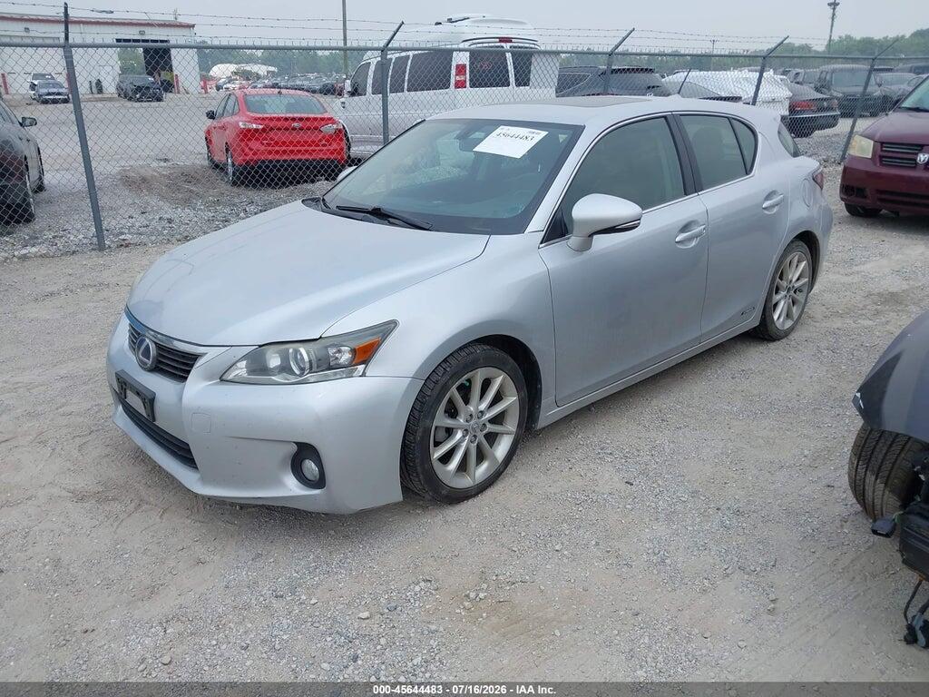 JTHKD5BH8C2116535 2012 LEXUS CT 200H photo no. 2