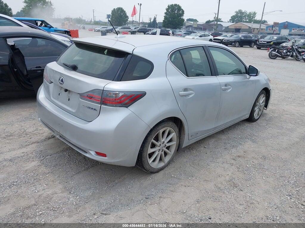 JTHKD5BH8C2116535 2012 LEXUS CT 200H photo no. 4