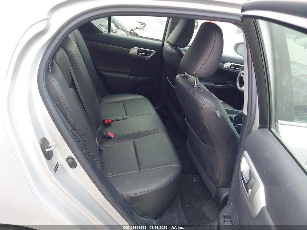 JTHKD5BH8C2116535 2012 LEXUS CT 200H photo no. 8