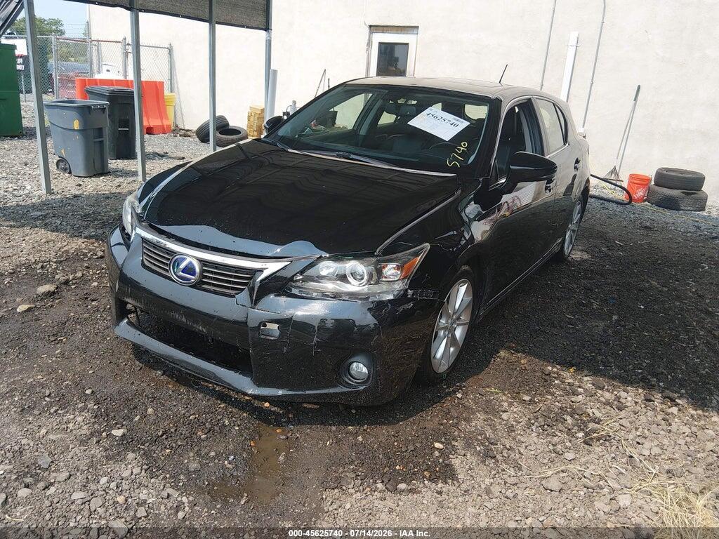 JTHKD5BH4C2080326 2012 LEXUS CT 200H photo no. 2