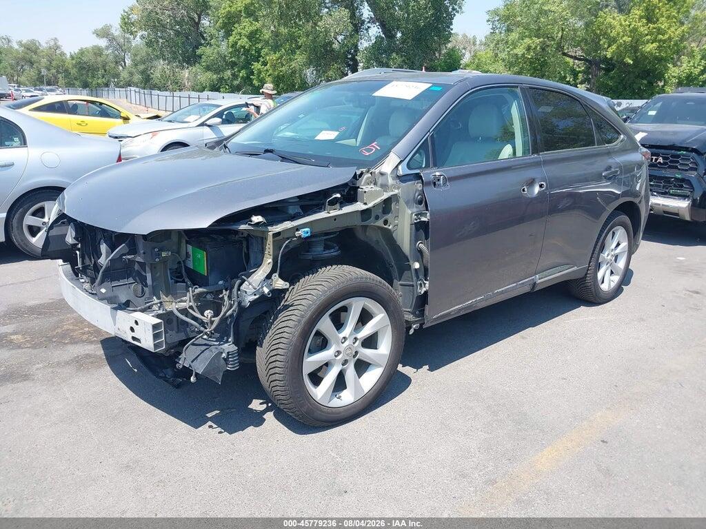 2T2BK1BA2CC141995 2012 LEXUS RX 350 photo no. 2