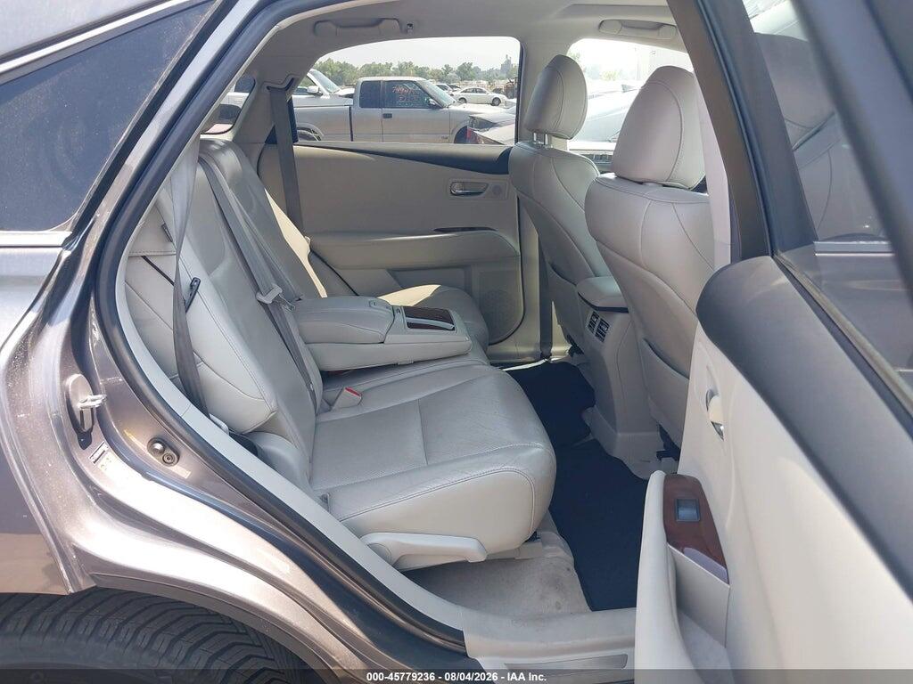 2T2BK1BA2CC141995 2012 LEXUS RX 350 photo no. 8