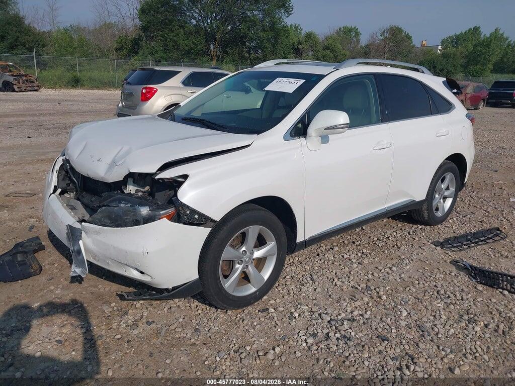 2T2BK1BA4CC141982 2012 LEXUS RX 350 photo no. 2