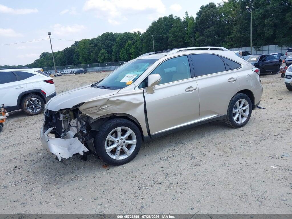 2T2ZK1BAXCC067725 2012 LEXUS RX 350 photo no. 2