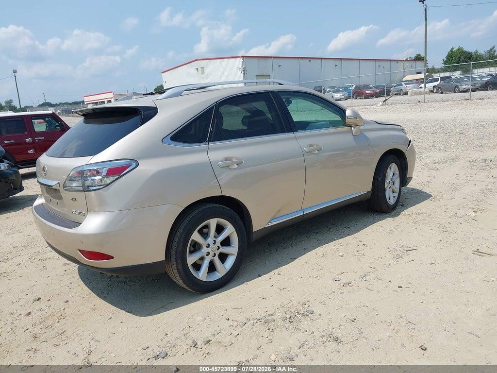 2T2ZK1BAXCC067725 2012 LEXUS RX 350 photo no. 4