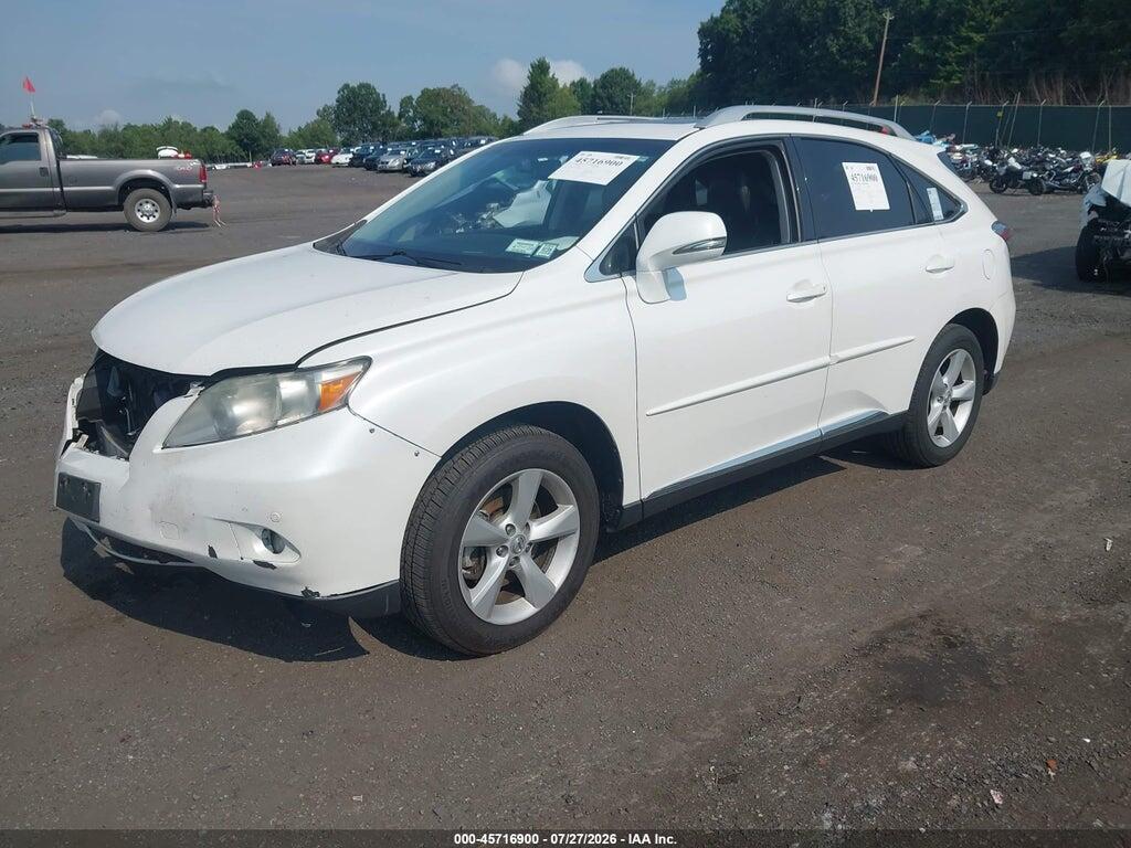 2T2BK1BA8CC129186 2012 LEXUS RX 350 photo no. 2