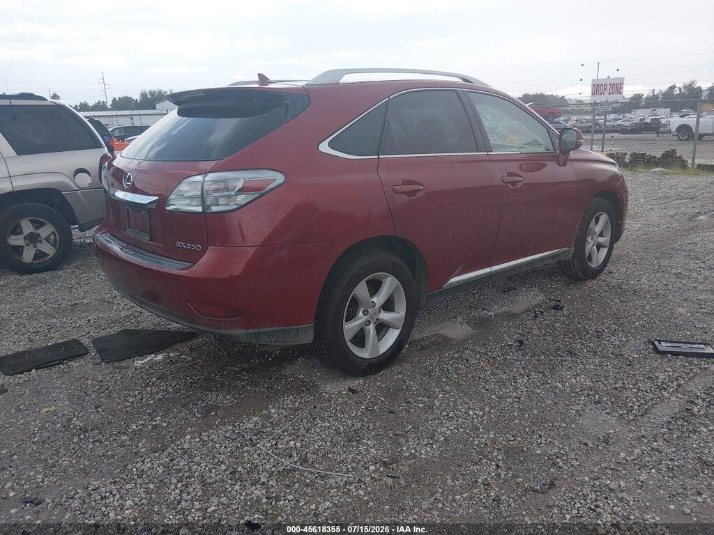 2T2BK1BA4CC147555 2012 LEXUS RX 350 photo no. 4
