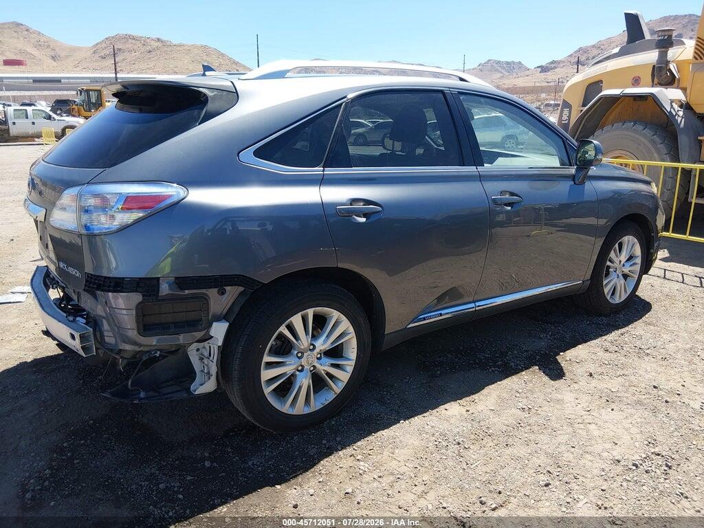 JTJBC1BA1C2424319 2012 LEXUS RX 450H photo no. 4