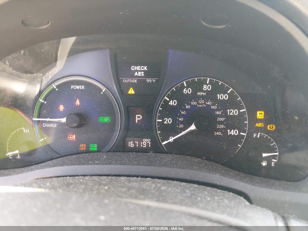 JTJBC1BA1C2424319 2012 LEXUS RX 450H photo no. 7