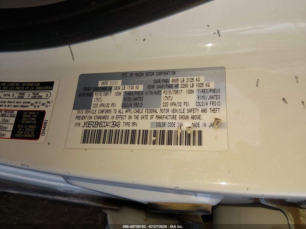 JM3ER2BM8C0413948 2012 MAZDA CX-7 photo no. 9