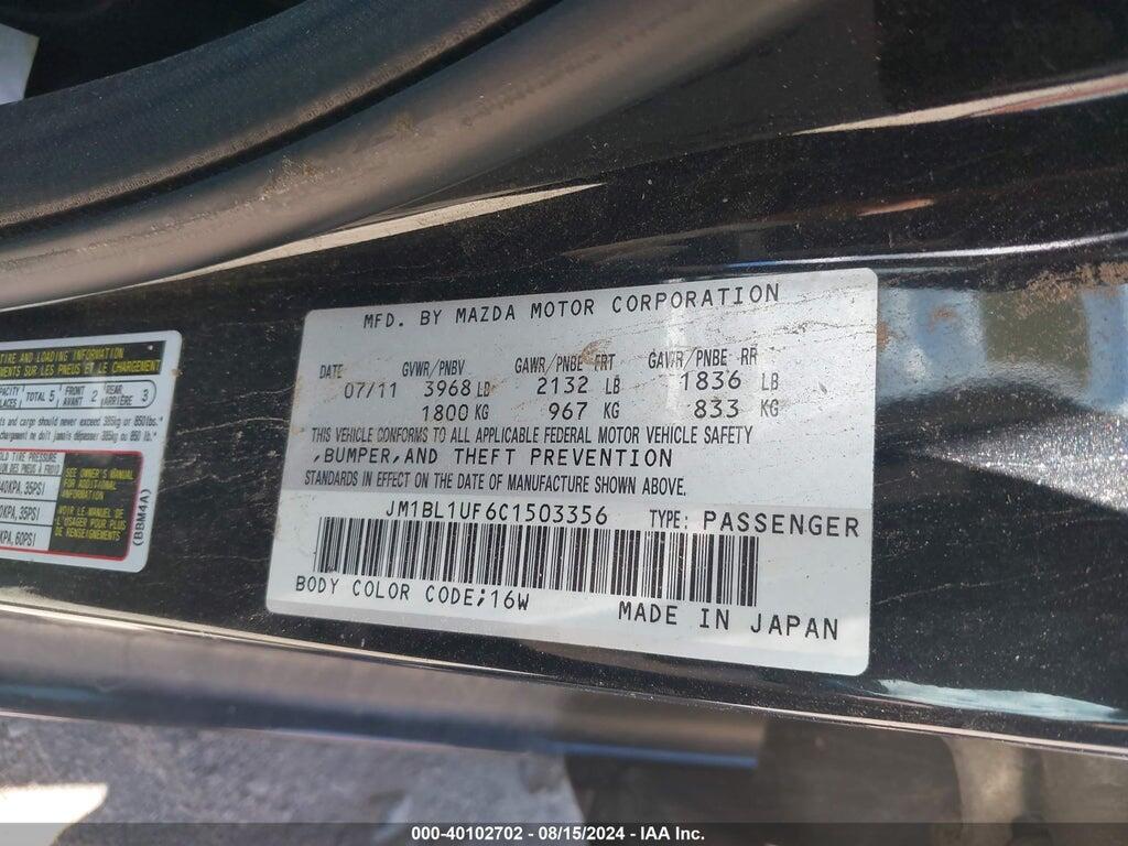 JM1BL1UF6C1503356 2012 MAZDA MAZDA3 photo no. 9