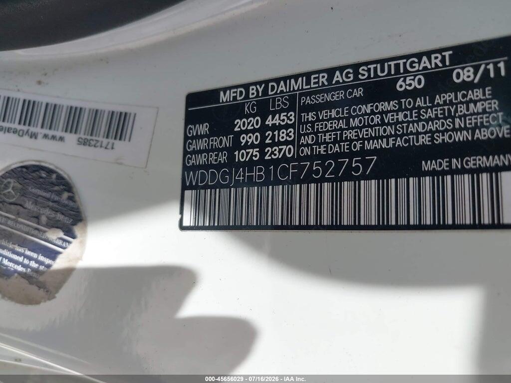 2012 MERCEDES-BENZ C 250 — Фото 9 из 11