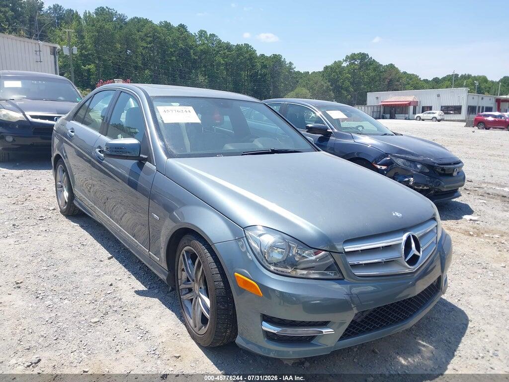 WDDGF4HB1CA631273 2012 MERCEDES-BENZ C 250 photo no. 1