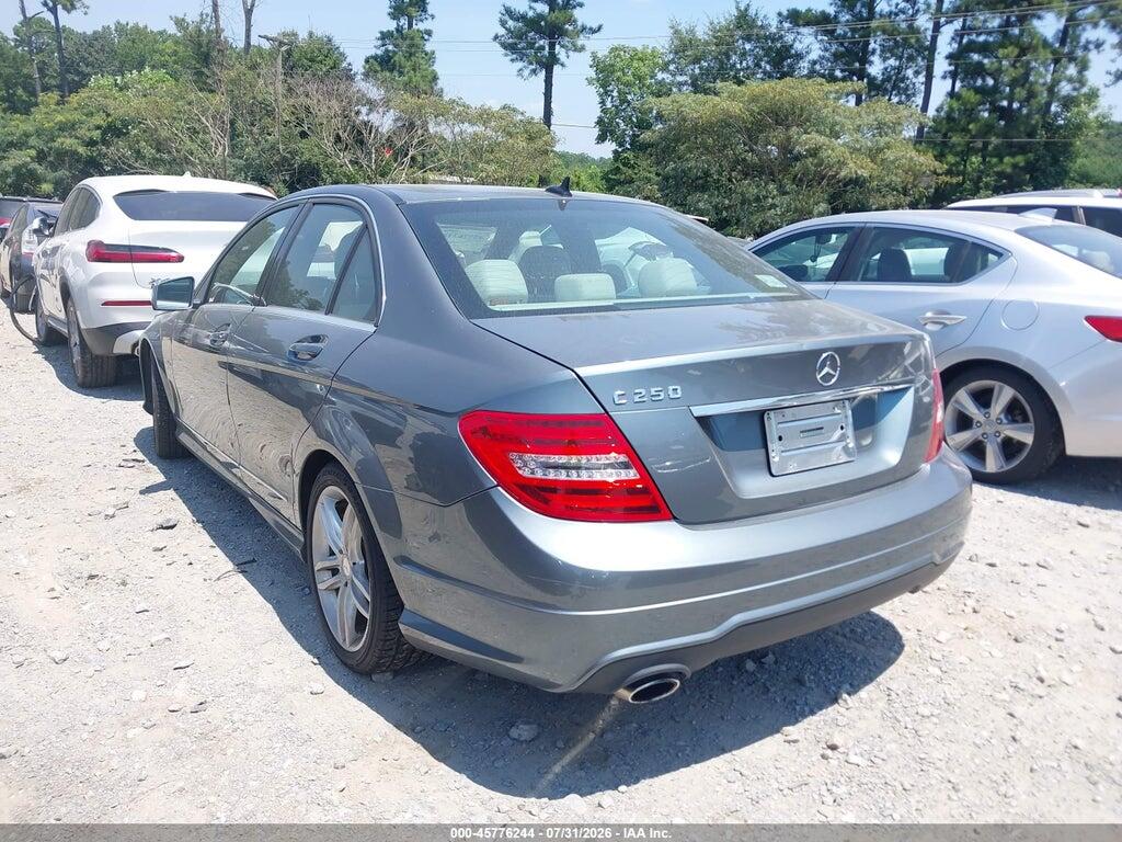 WDDGF4HB1CA631273 2012 MERCEDES-BENZ C 250 photo no. 3