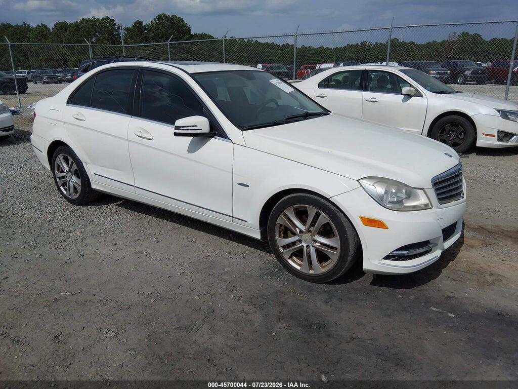 WDDGF4HB7CR215326 2012 MERCEDES-BENZ C 250 photo no. 1