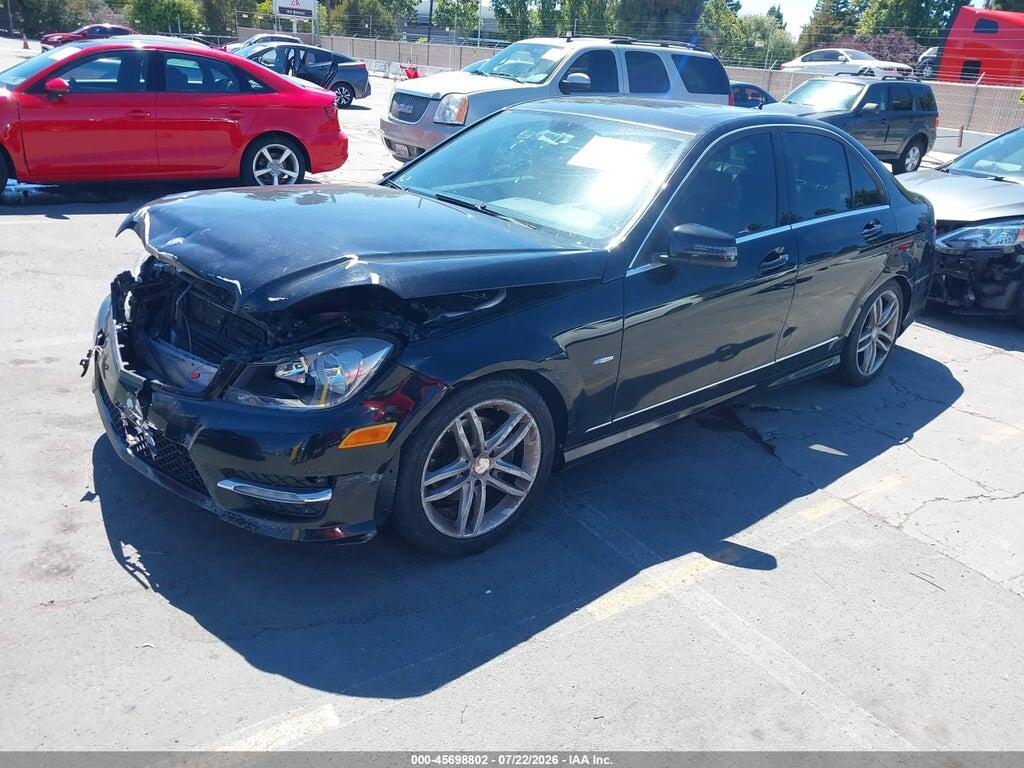 WDDGF4HB8CA633182 2012 MERCEDES-BENZ C 250 photo no. 2