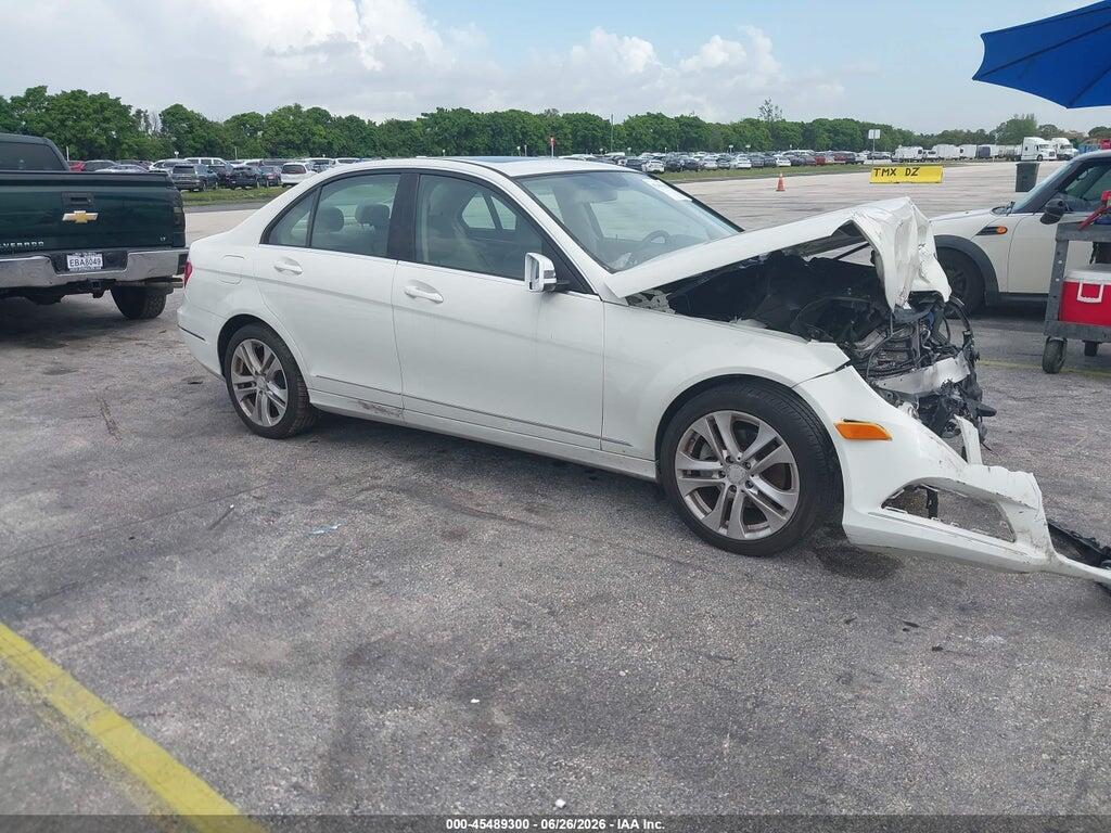 WDDGF4HB0CA633726 2012 MERCEDES-BENZ C 250 photo no. 1