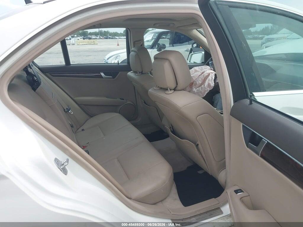 WDDGF4HB0CA633726 2012 MERCEDES-BENZ C 250 photo no. 8