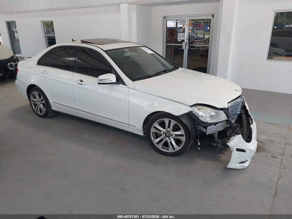 WDDGF8BB8CR191568 2012 MERCEDES-BENZ C 300 photo no. 1