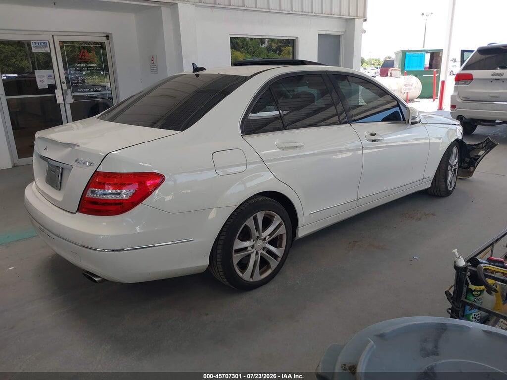 WDDGF8BB8CR191568 2012 MERCEDES-BENZ C 300 photo no. 4