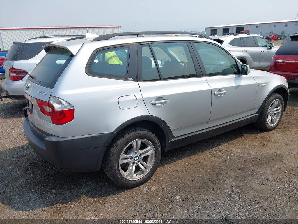 WBXPA93445WD20334 2005 BMW X3 photo no. 4