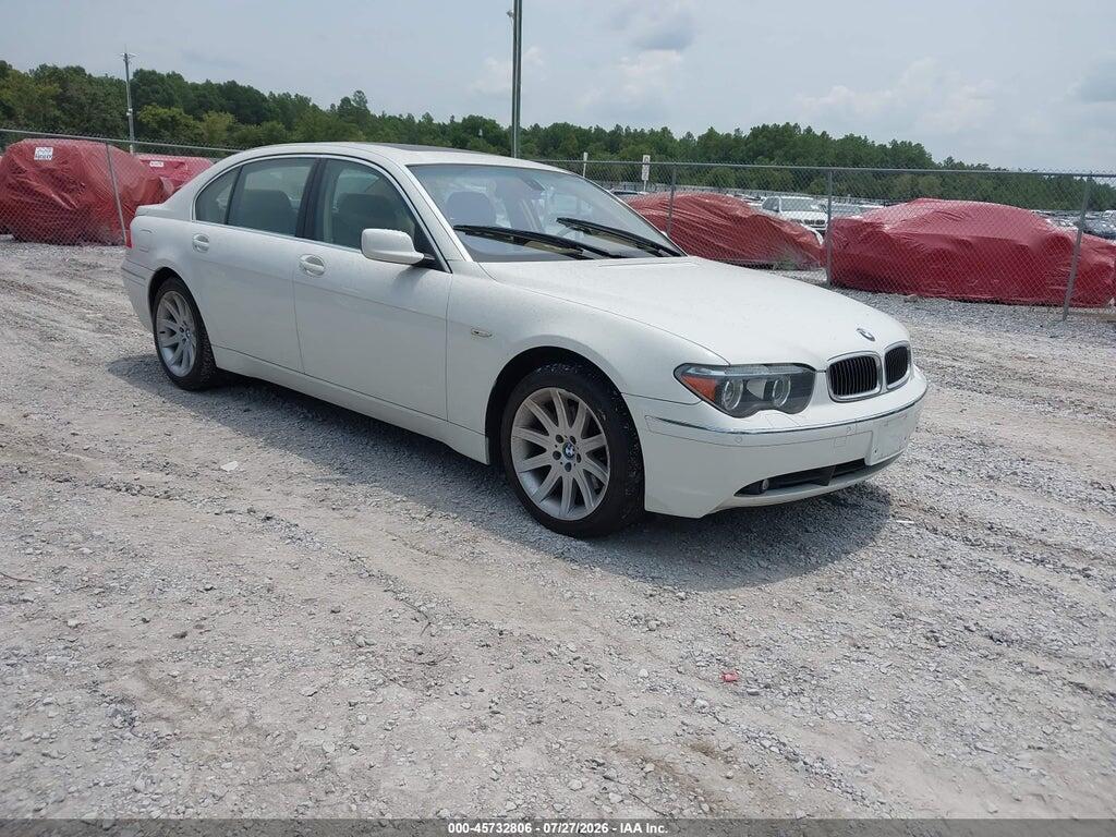 2005 BMW 745LI WBAGN635X5DS58906