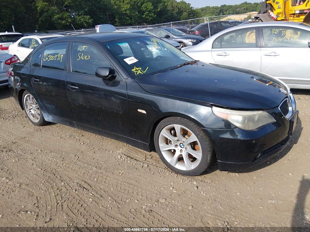 2005 BMW 545I WBANB33505B115621