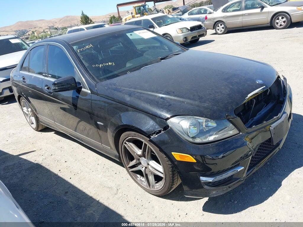 2012 MERCEDES-BENZ C 350 WDDGF5HB6CR221981