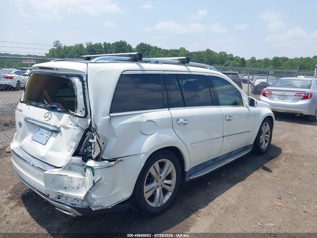 4JGBF7BEXCA763758 2012 MERCEDES-BENZ GL 450 photo no. 4