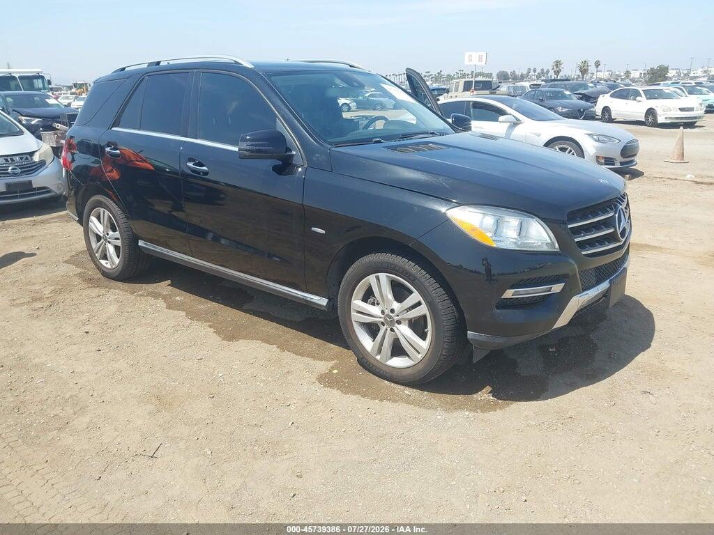 4JGDA5HB5CA030185 2012 MERCEDES-BENZ ML 350 photo no. 1