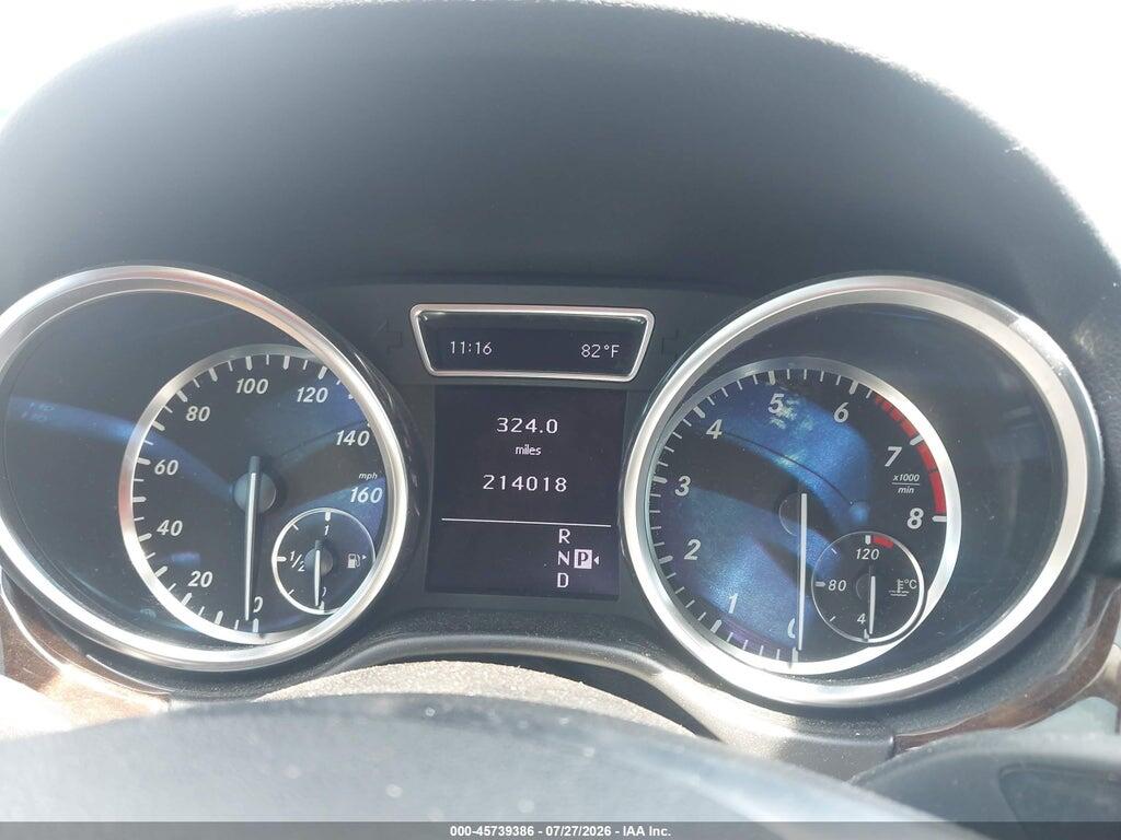 4JGDA5HB5CA030185 2012 MERCEDES-BENZ ML 350 photo no. 7