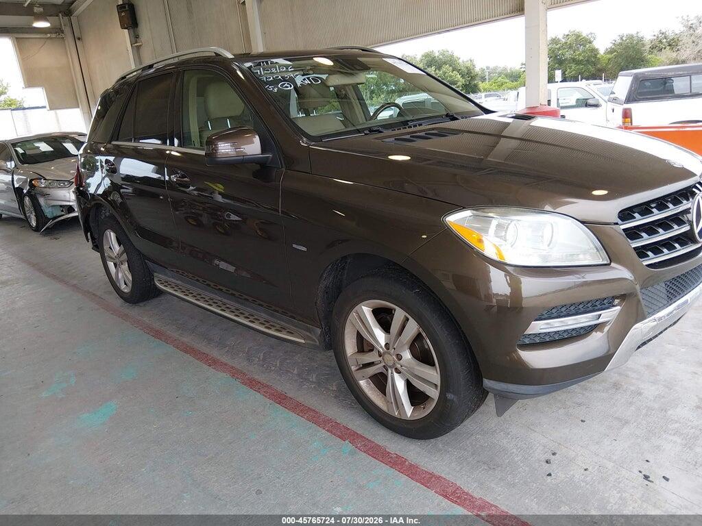 4JGDA5HB6CA025187 2012 MERCEDES-BENZ ML 350 photo no. 1