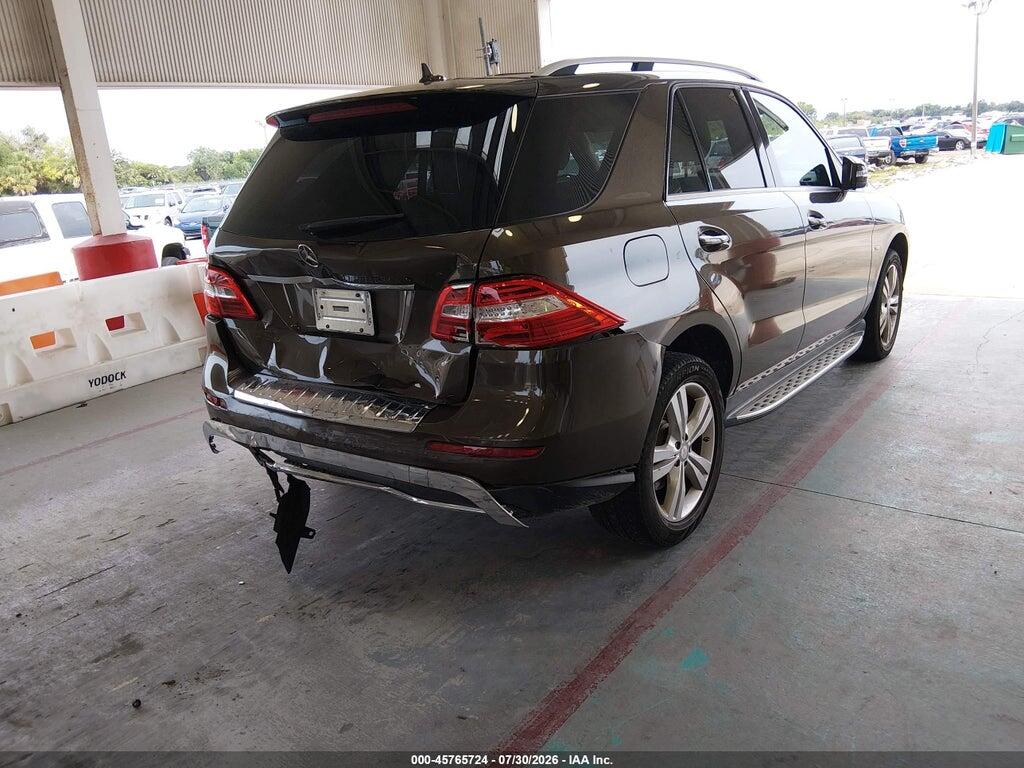 4JGDA5HB6CA025187 2012 MERCEDES-BENZ ML 350 photo no. 4