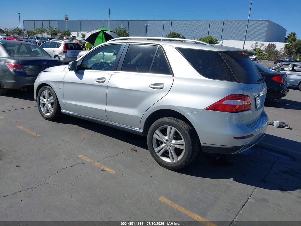 4JGDA5HB5CA013371 2012 MERCEDES-BENZ ML 350 photo no. 3